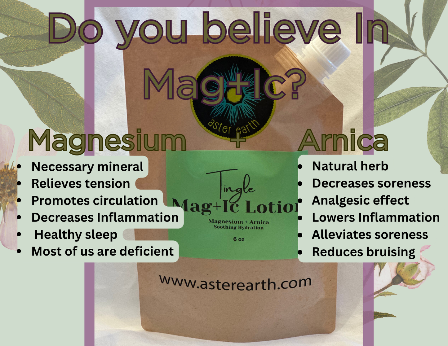 Aster Earth MAG+IC Lotion (Tingle)