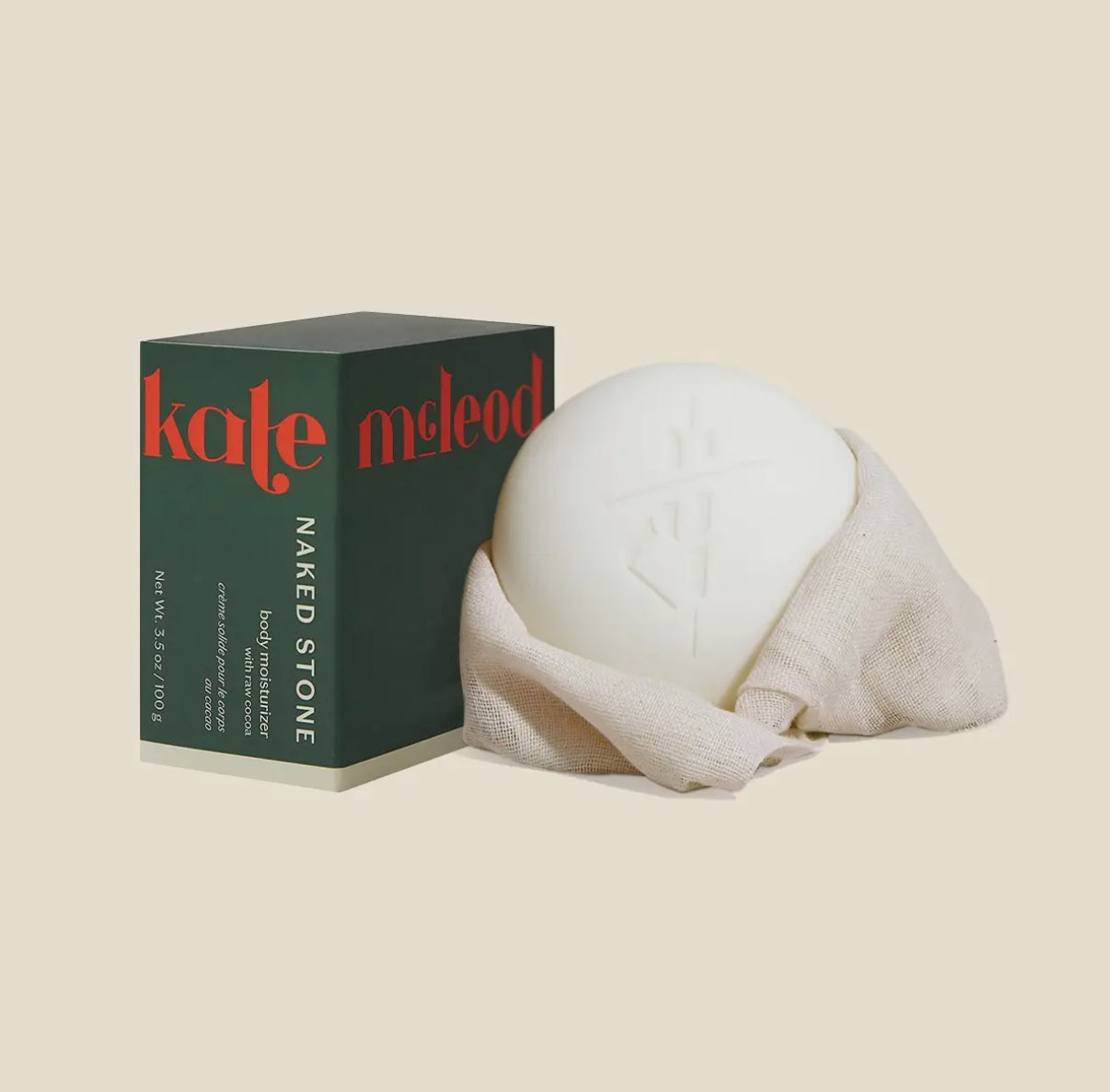 Kate McLeod | Naked Stone (Refill) | Deep Moisturizing Lotion Bar