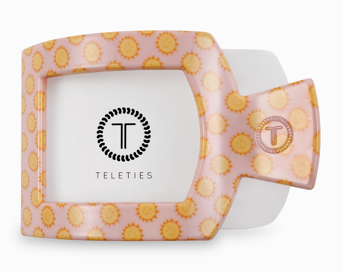 Teleties Flat Square Clip - Sunny Days Ahead