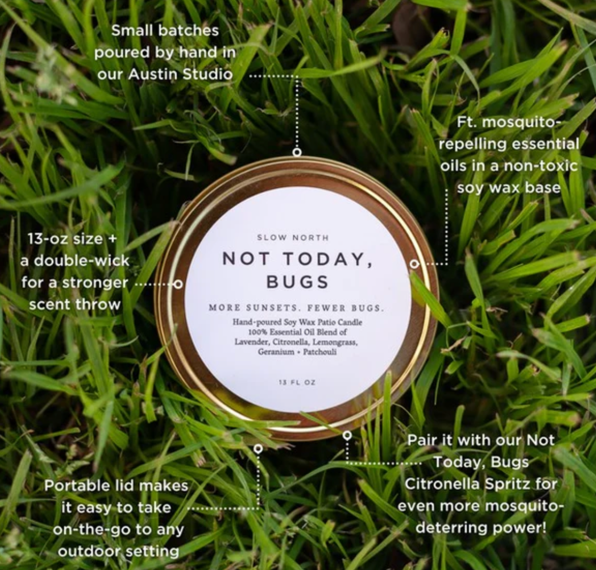 Slow North Not Today, Bugs - Mosquito Candle