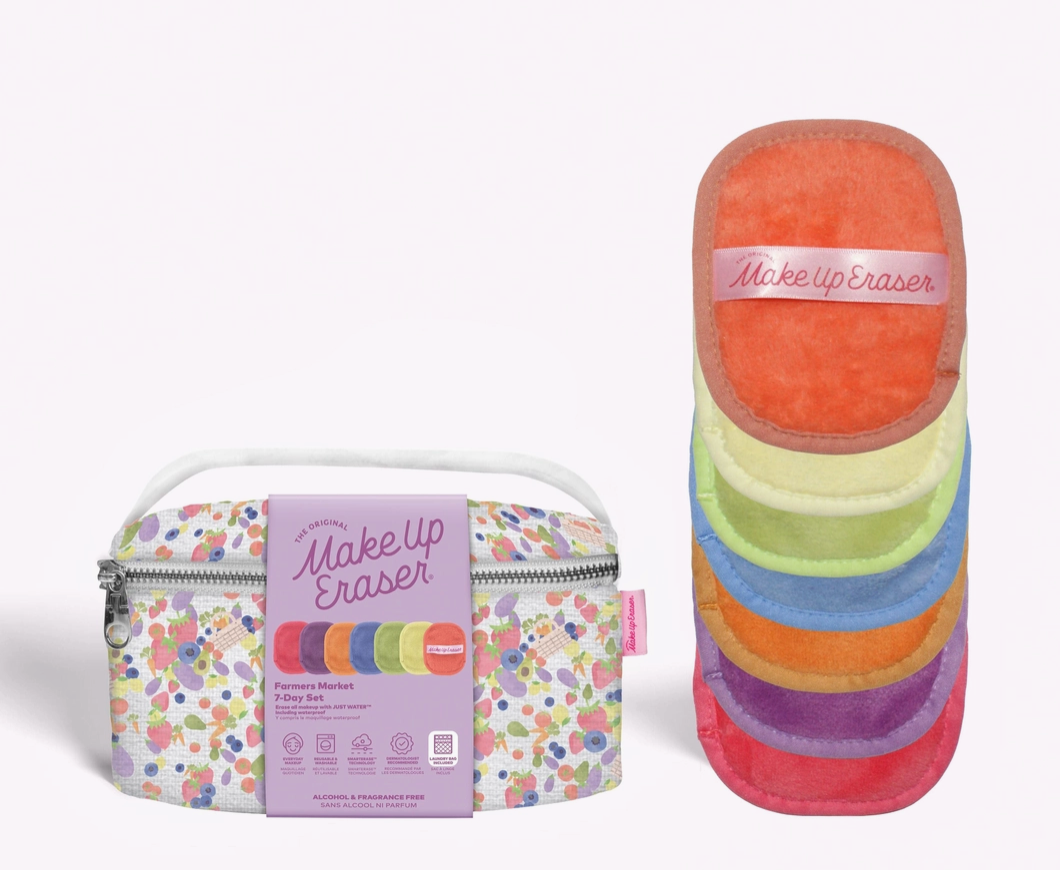 Makeup Eraser - Farmer's Market 7 Day Set with Makeup Bag