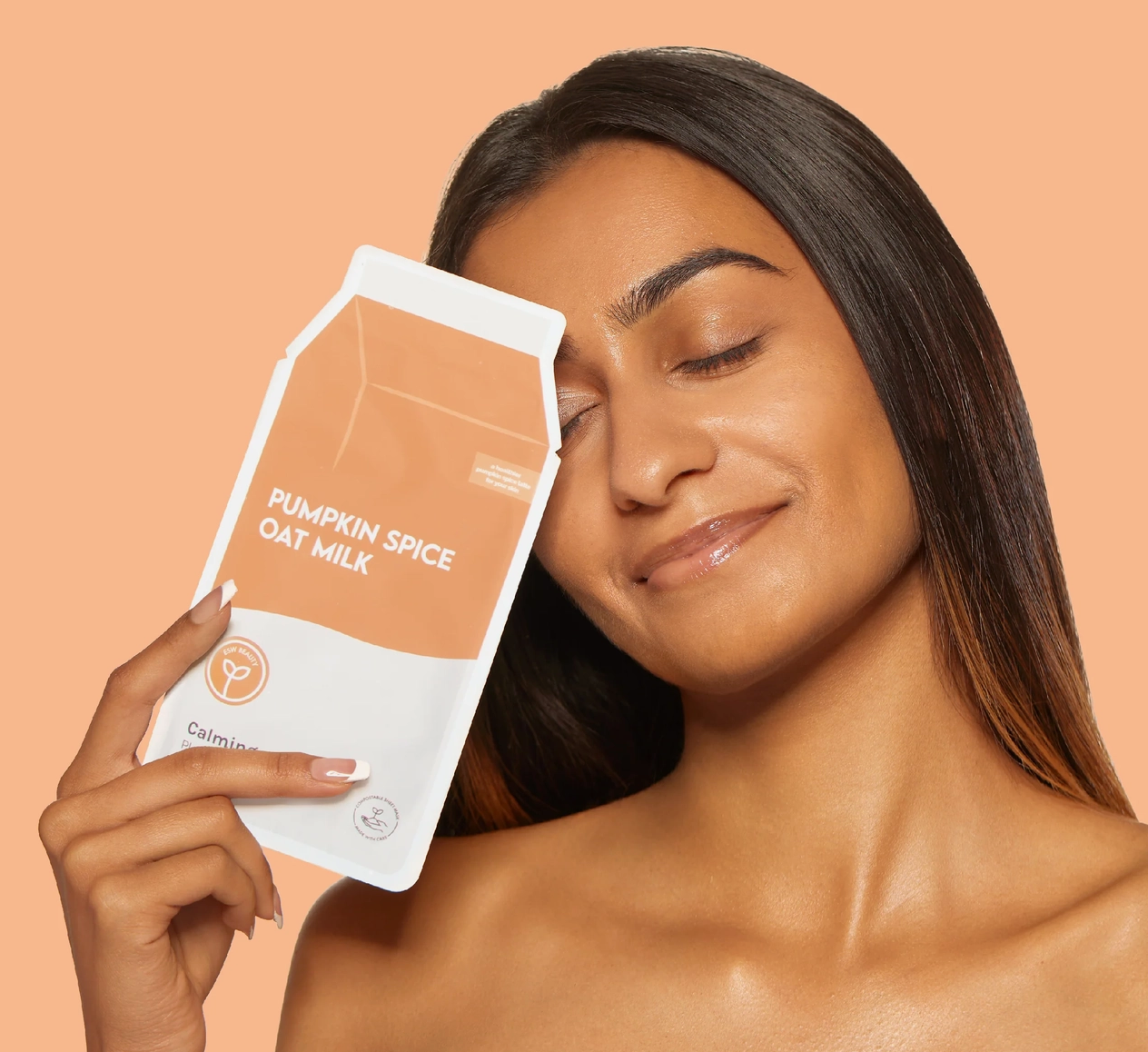 ESW Pumpkin Spice Oat Milk Calming Plant - Based Milk Mask