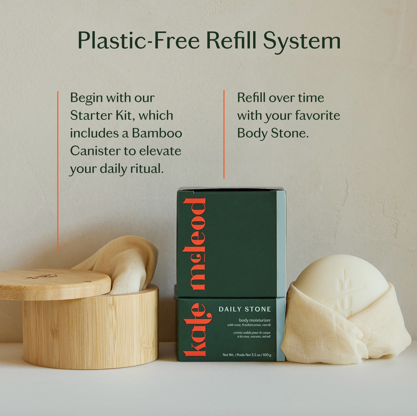 Kate McLeod Daily Stone | Deep Moisturizing Lotion Bar Starter Kit