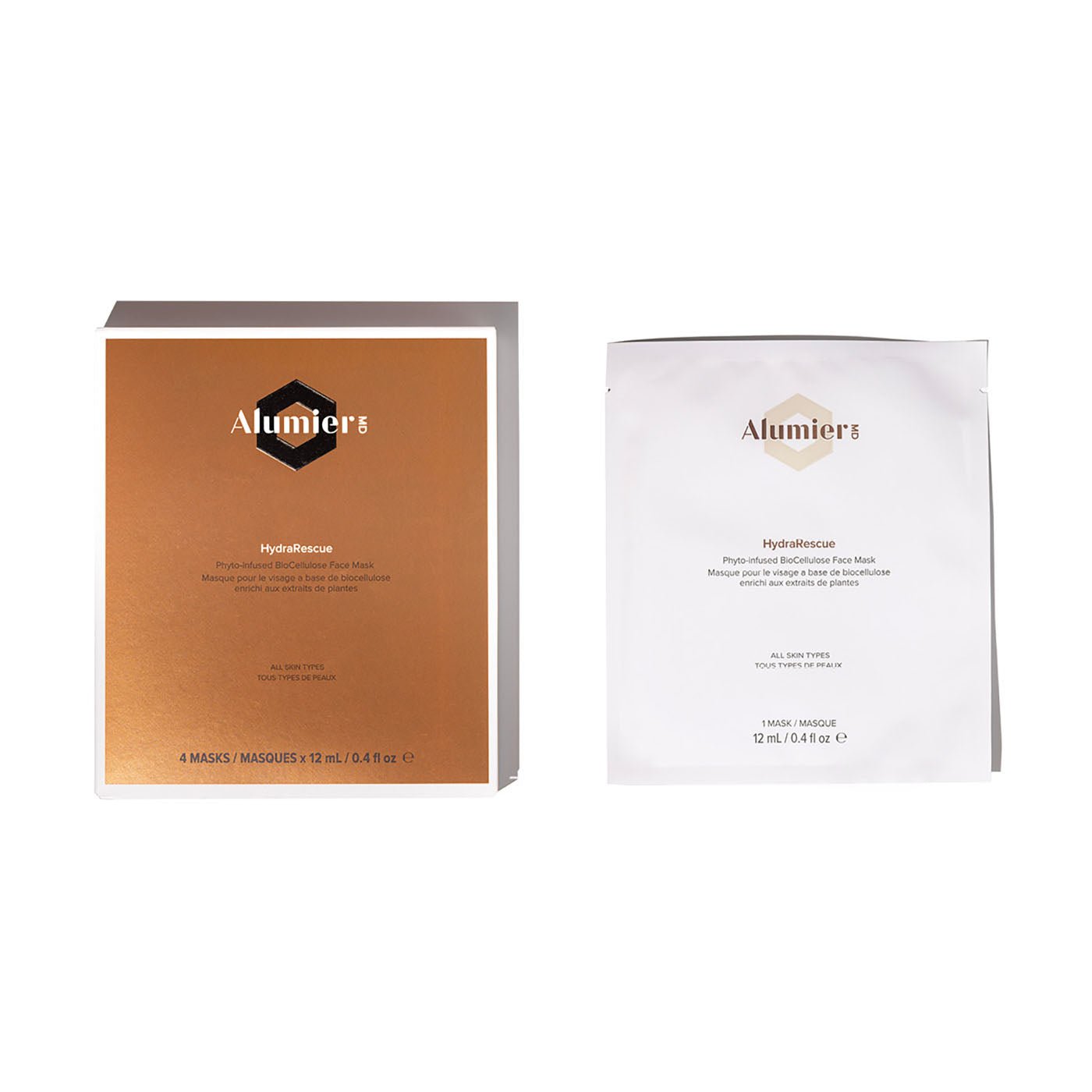 AlumierMD | HydraRescue BioCellulose Face Mask (4 - Pack) - Aesthetics By Kell