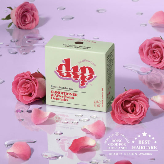 Dip Conditioner Bar & After Swim Detangler - Rose & Matcha Tea - Aesthetics By Kell