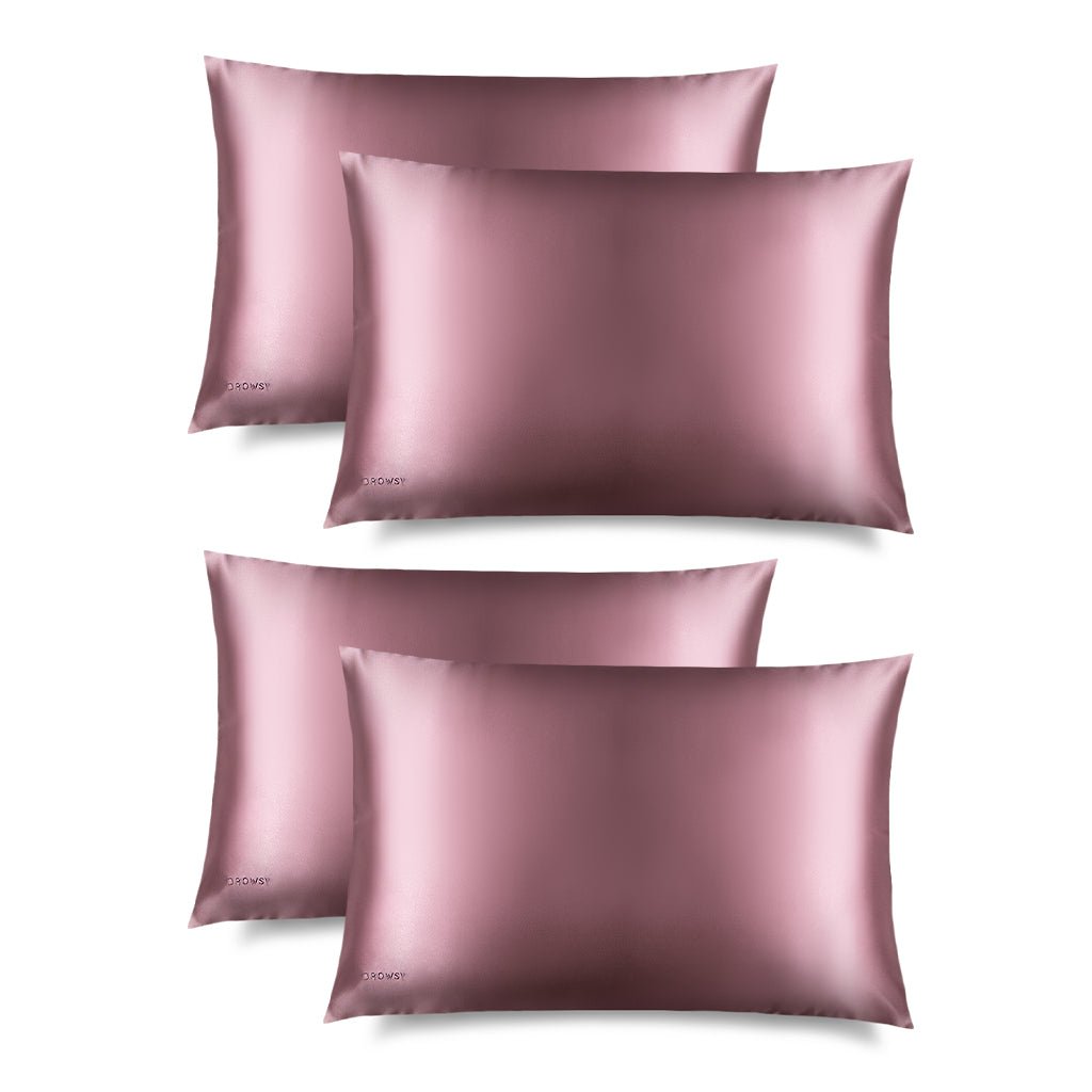 Drowsy Damask Rose Silk Pillowcase - Aesthetics By Kell