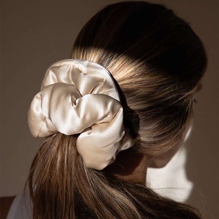 Drowsy Dusty Gold - Padded Scrunchie - Aesthetics By Kell