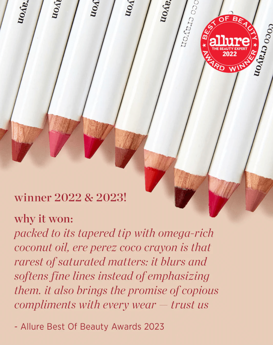Ere Perez Coco Crayon – Plastic - Free Lip & Cheek Color - Aesthetics By Kell