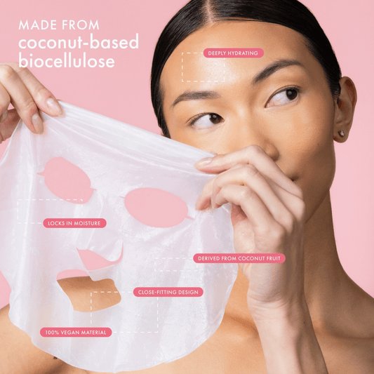 ESW Strawberry Coco Rose Soothing Biocellulose Mocktail Mask - Aesthetics By Kell