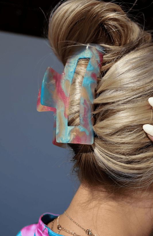 Kaxi Color Changing Claw Clip | Clear Skies Rectangle - Aesthetics By Kell