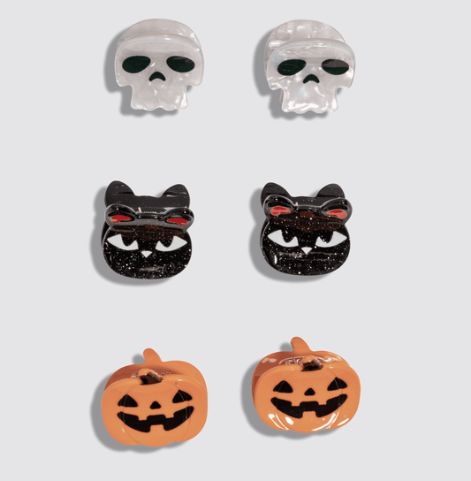 Kitsch Halloween Squad Mini Claw Clips 6pc Set - Aesthetics By Kell