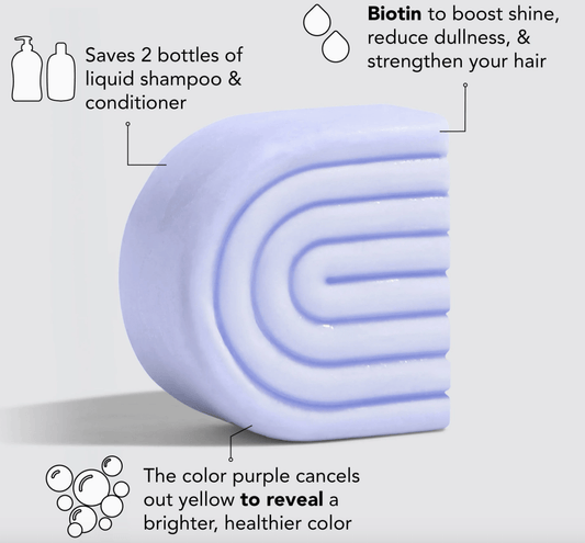 Kitsch Purple Toning Solid Conditioner Bar - Aesthetics By Kell