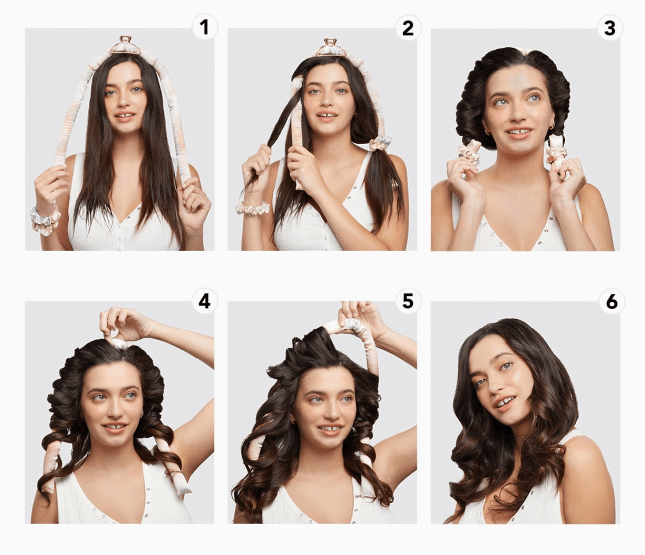 Kitsch Satin Heatless Curling Set - Sunset Tie Dye - Aesthetics By Kell