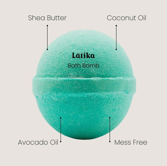 Latika Nutcracker Christmas Bath Bomb – Sugared Plum & Amber - Aesthetics By Kell