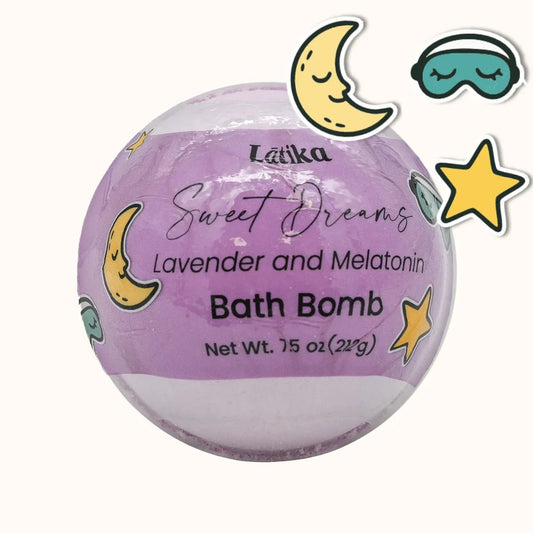 Latika Sweet Dreams - Lavender & Melatonin Bath Bomb - Aesthetics By Kell