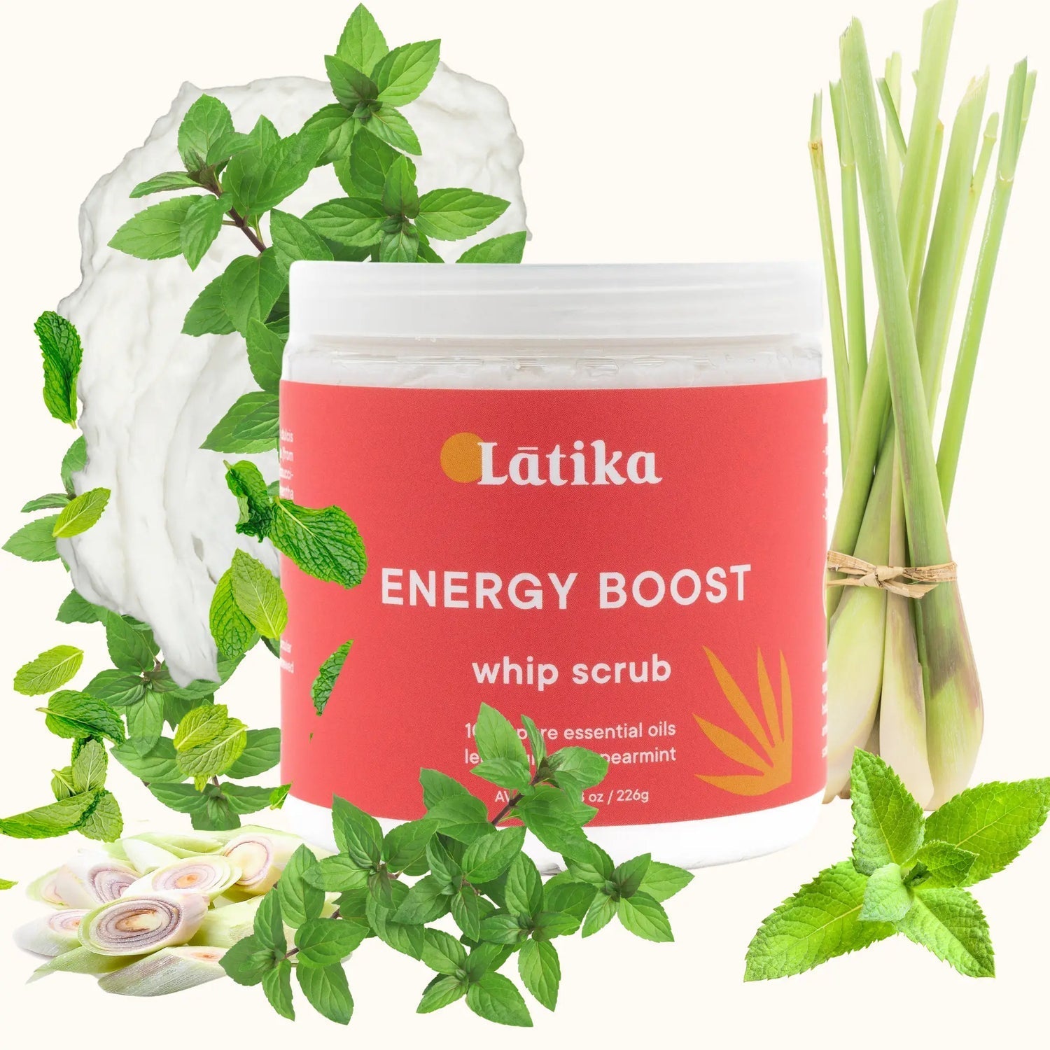 Latika Whip Scrub – Energy Boost (3 - in - 1 Exfoliate, Cleanse & Moisturize) - Aesthetics By Kell