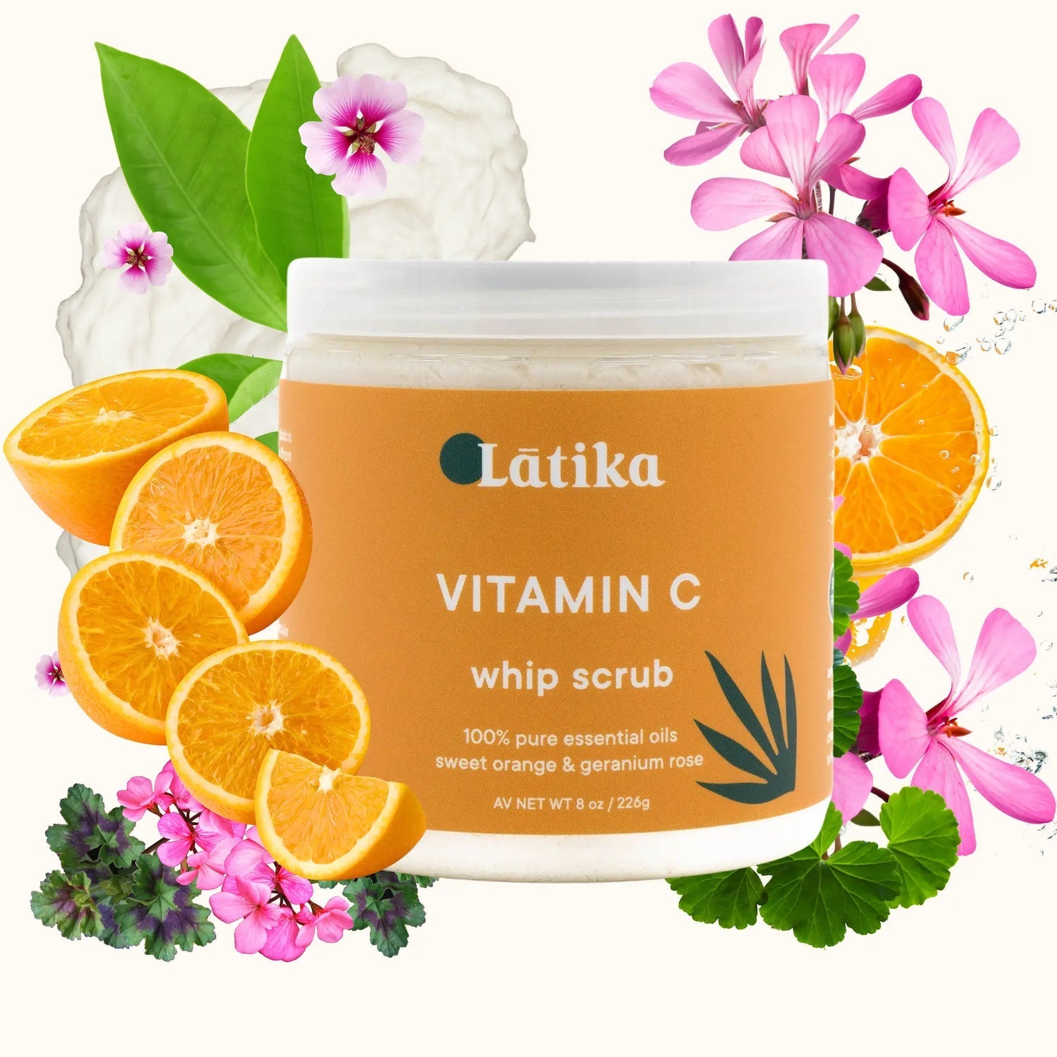 Latika Whip Scrub – Vitamin C (3 - in - 1 Exfoliate, Cleanse & Moisturize) - Aesthetics By Kell