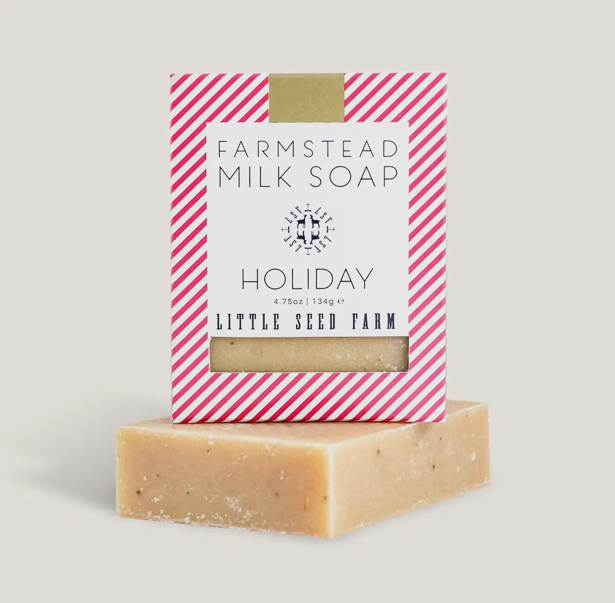 Little Seed Farm Holiday Bar Soap – Peppermint Vanilla - Aesthetics By Kell