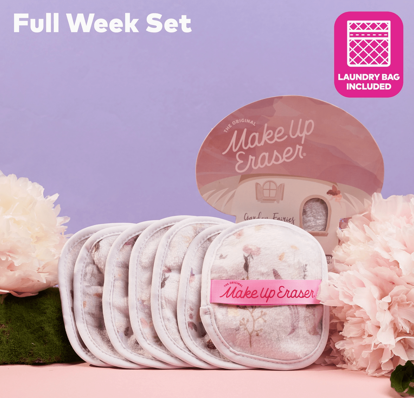 Makeup Eraser - Garden Fairies MakeUp Eraser 7 Day Set - Aesthetics By Kell