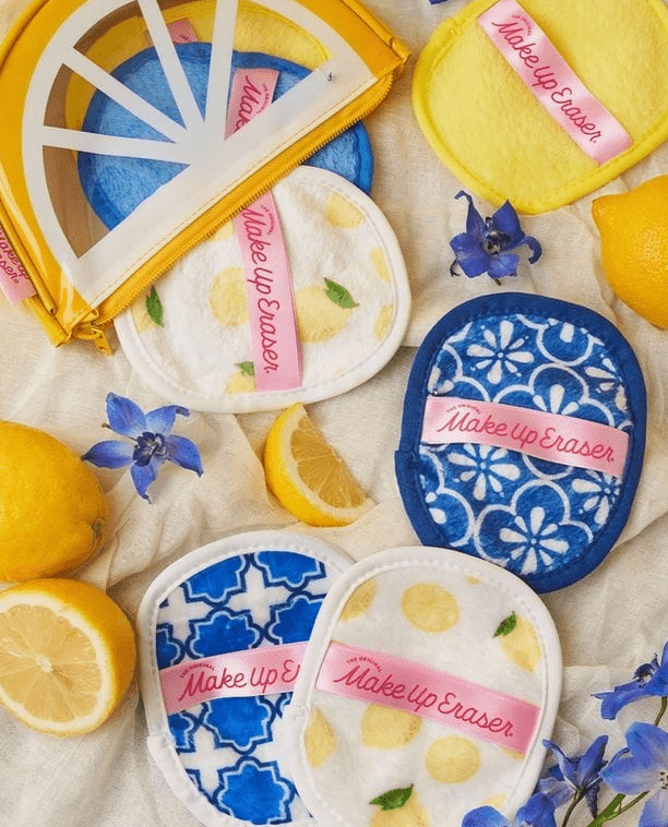 Makeup Eraser - Limoncello 7 Day Set & Makeup Bag Gift Set - Aesthetics By Kell