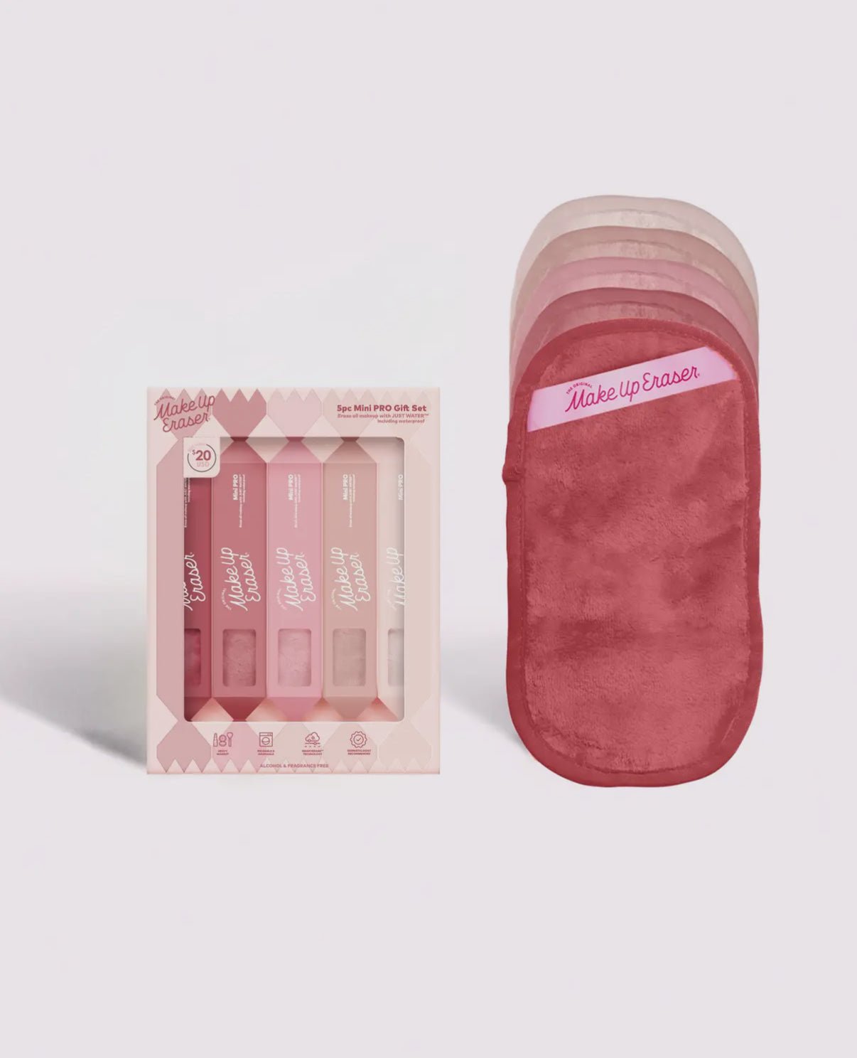 MakeUp Eraser | The Blush 5pc Gift Set | Mini Pro - Aesthetics By Kell