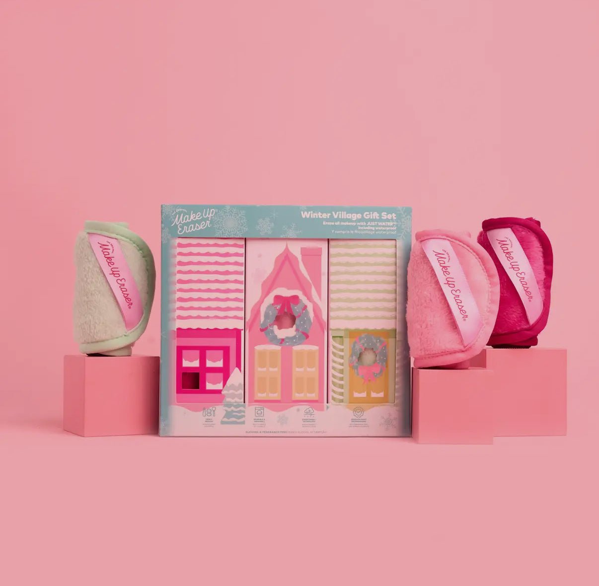 MakeUp Eraser | Winter Village 3pc Gift Set - Aesthetics By Kell