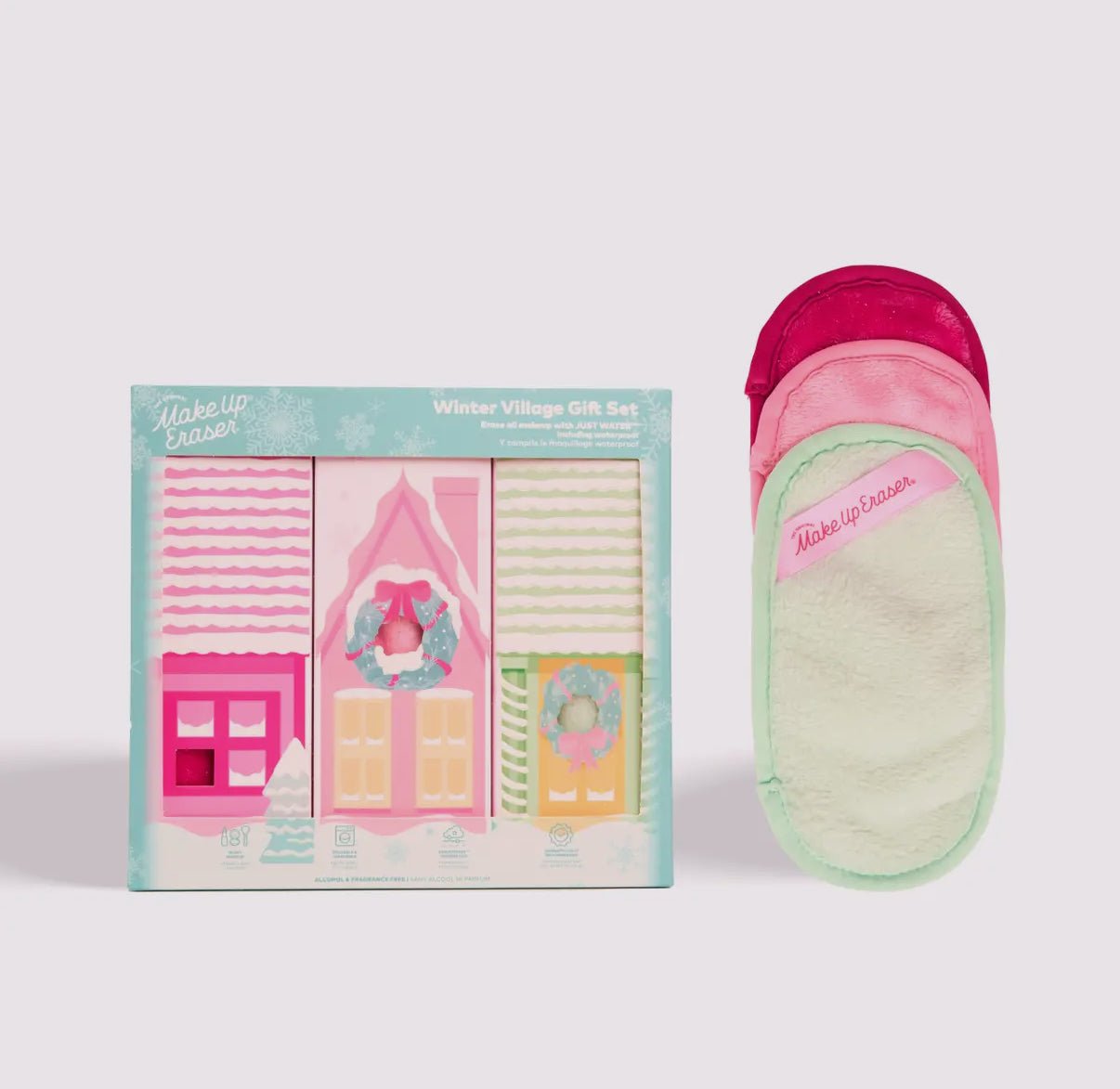 MakeUp Eraser | Winter Village 3pc Gift Set - Aesthetics By Kell