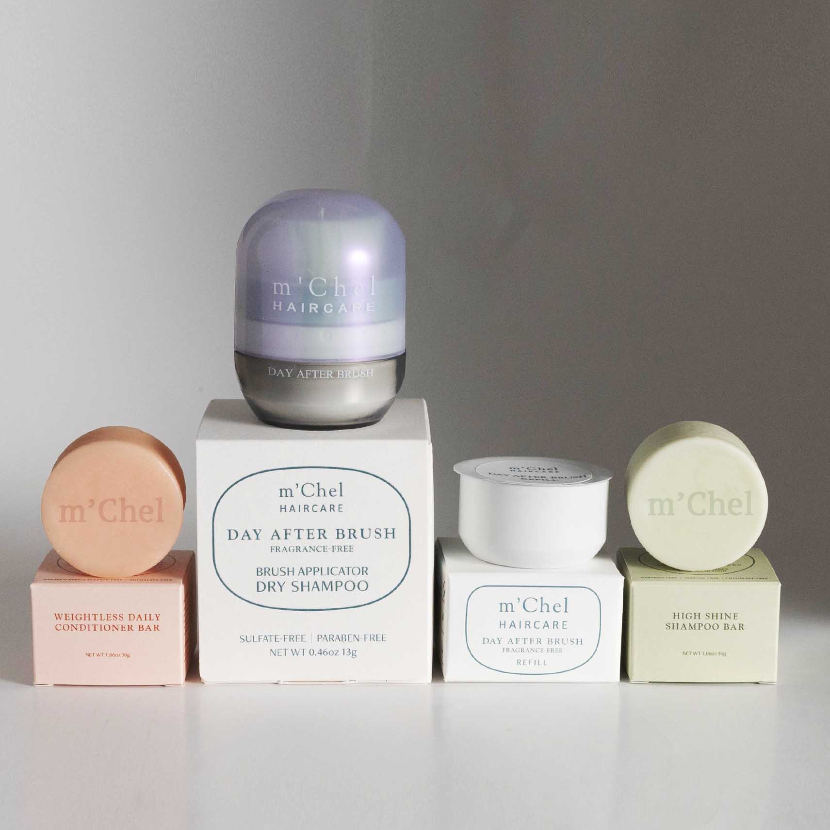 m'Chel Day After Brush + Refill + Bars Bundle - Aesthetics By Kell