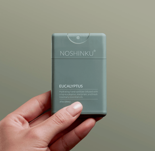 Noshinku Refillable Eucalyptus Moisturizing Pocket Hand Sanitizer - Aesthetics By Kell