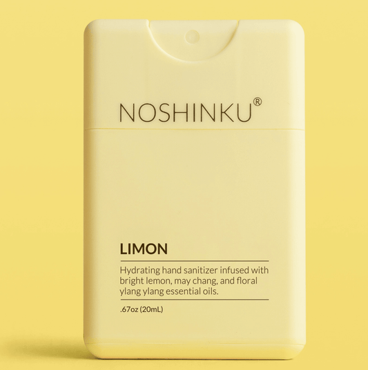 Noshinku Refillable Lemon Ylang-Ylang Moisturizing Pocket Sanitizer - Aesthetics By Kell