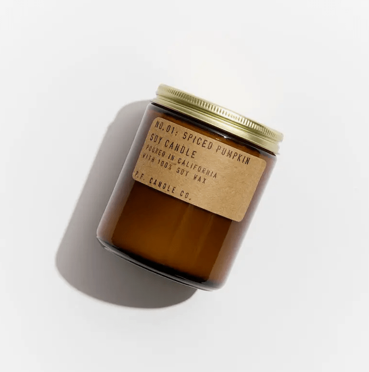 PF Candle Co. Spiced Pumpkin Candle – Limited Edition Fall Soy Candle - Aesthetics By Kell