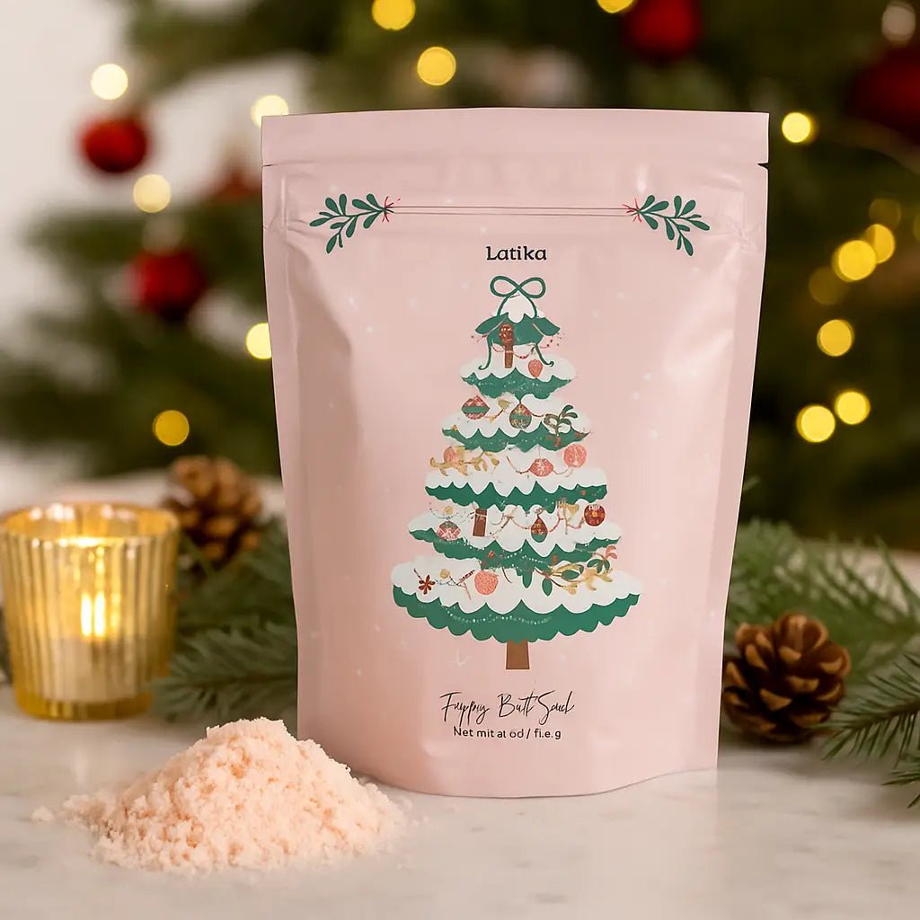 Pink Christmas Fizzing Bath Soak - Aesthetics By Kell