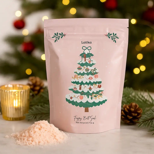 Pink Christmas Fizzing Bath Soak - Aesthetics By Kell
