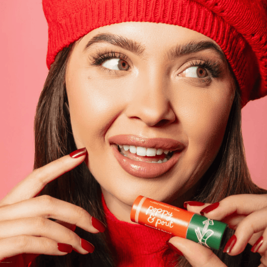 Poppy & Pout Holiday Lip Balm - Sugared & Spiced - Aesthetics By Kell