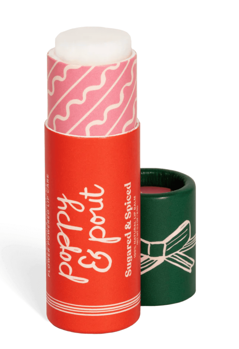 Poppy & Pout Holiday Lip Balm - Sugared & Spiced - Aesthetics By Kell
