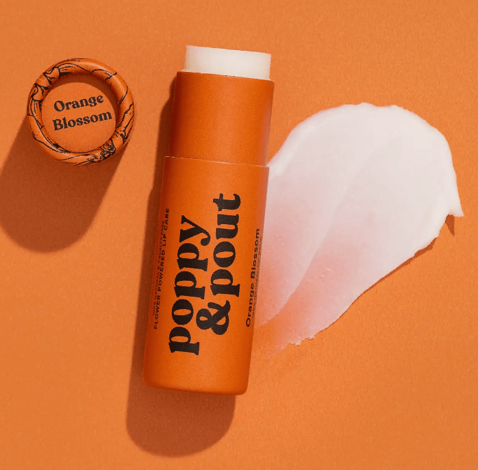Poppy & Pout Lip Balm - Orange Blossom - Aesthetics By Kell