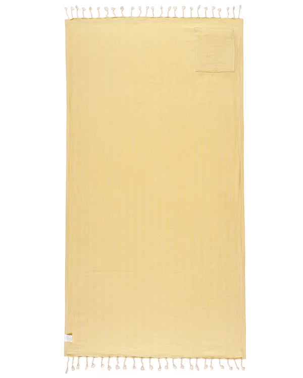 Sand Cloud Towel | Herring with Zip Pocket- Snapdragon