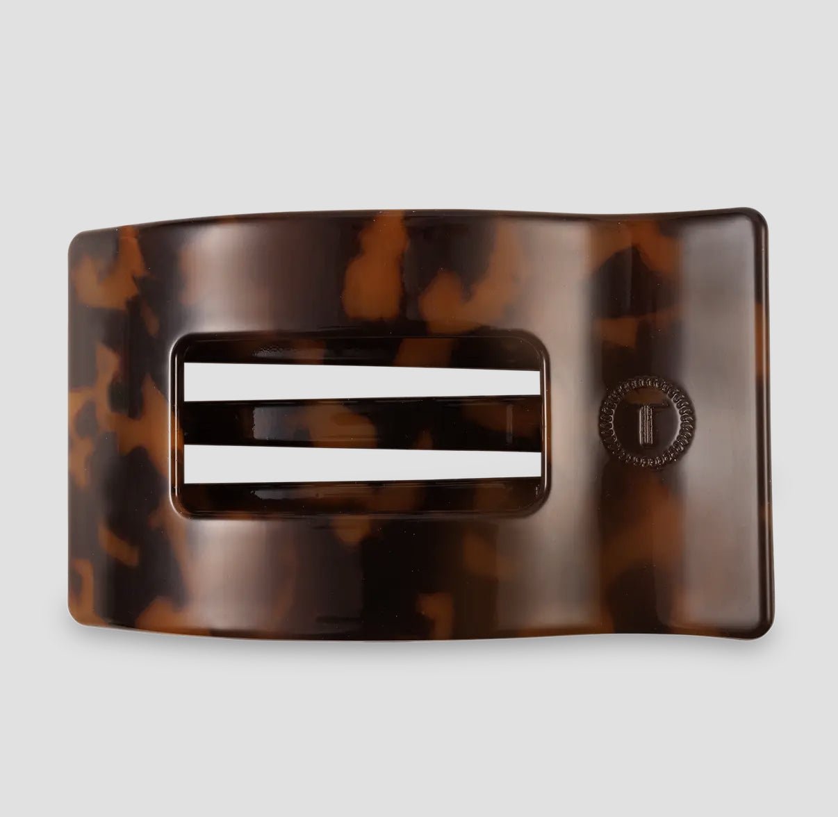 Teleties Flat Rectangle Clip - Tortoise - Aesthetics By Kell