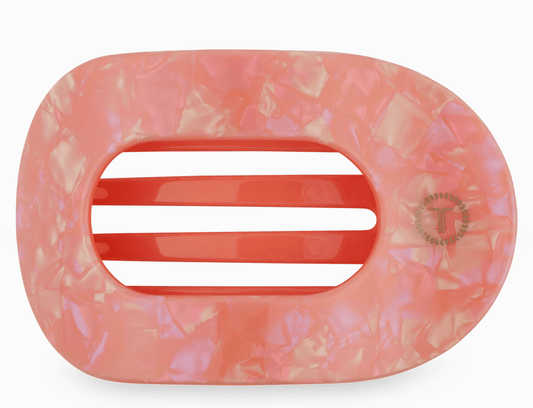 Teleties Flat Round Hair Clip | Large | Dreamsicle - Aesthetics By Kell