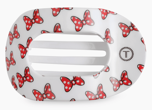 Teleties Flat Round Hair Clip | Large | Minnie Mouse Loves Her Bows! - Aesthetics By Kell