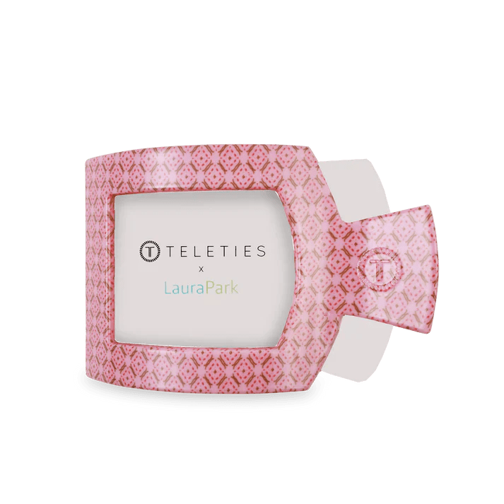 Teleties Flat Square Claw Clip - Berry Cozy - Aesthetics By Kell