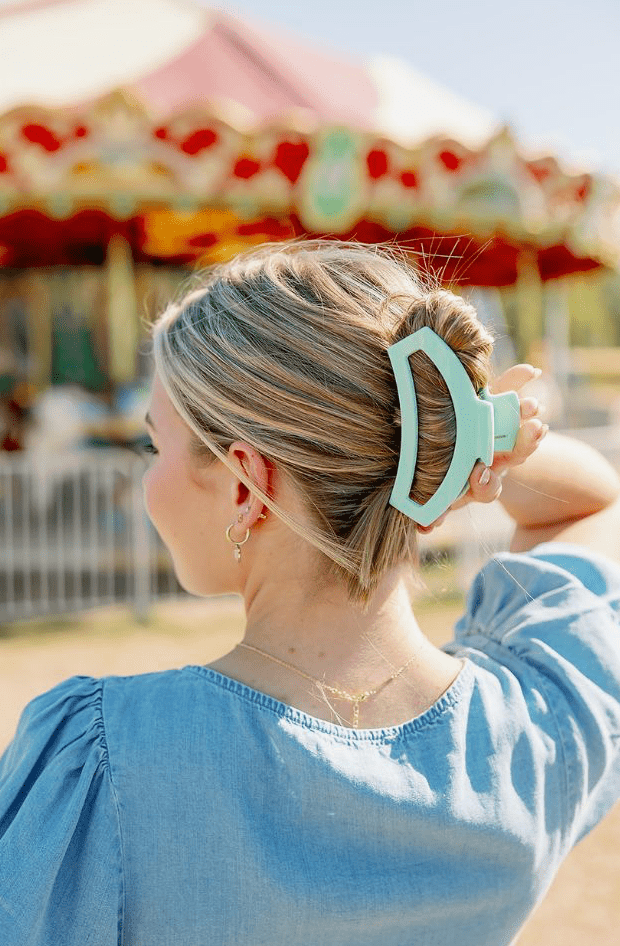 Teleties Open Claw Clip - Mint To Be - Aesthetics By Kell