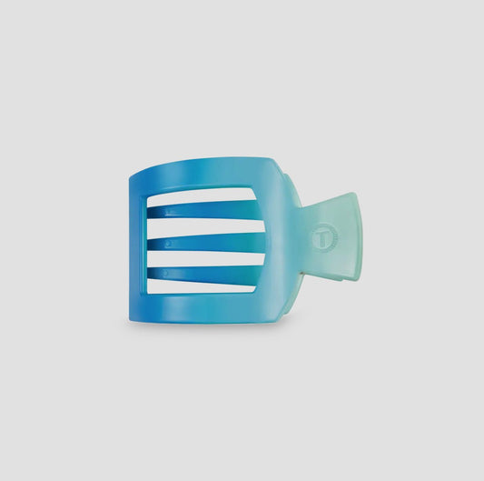 Teleties Small Square Flat Hair Clip - Poolside - Aesthetics By Kell