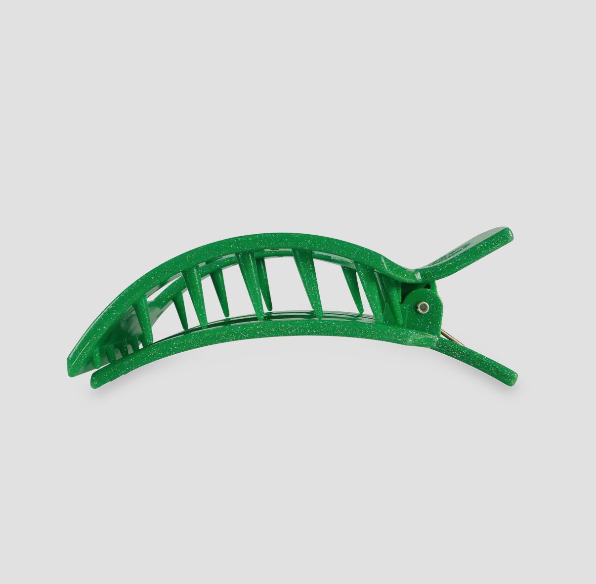 Teleties Square Flat Hair Clip - Shamrock Shimmer - Aesthetics By Kell