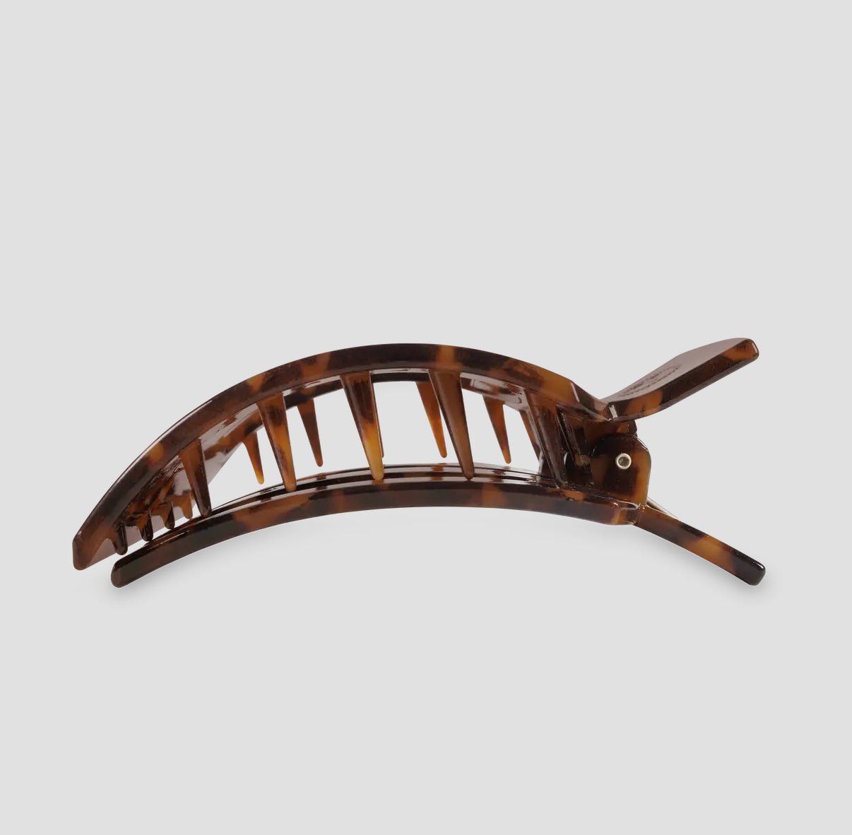 Teleties Square Flat Hair Clip - Tortoise - Aesthetics By Kell