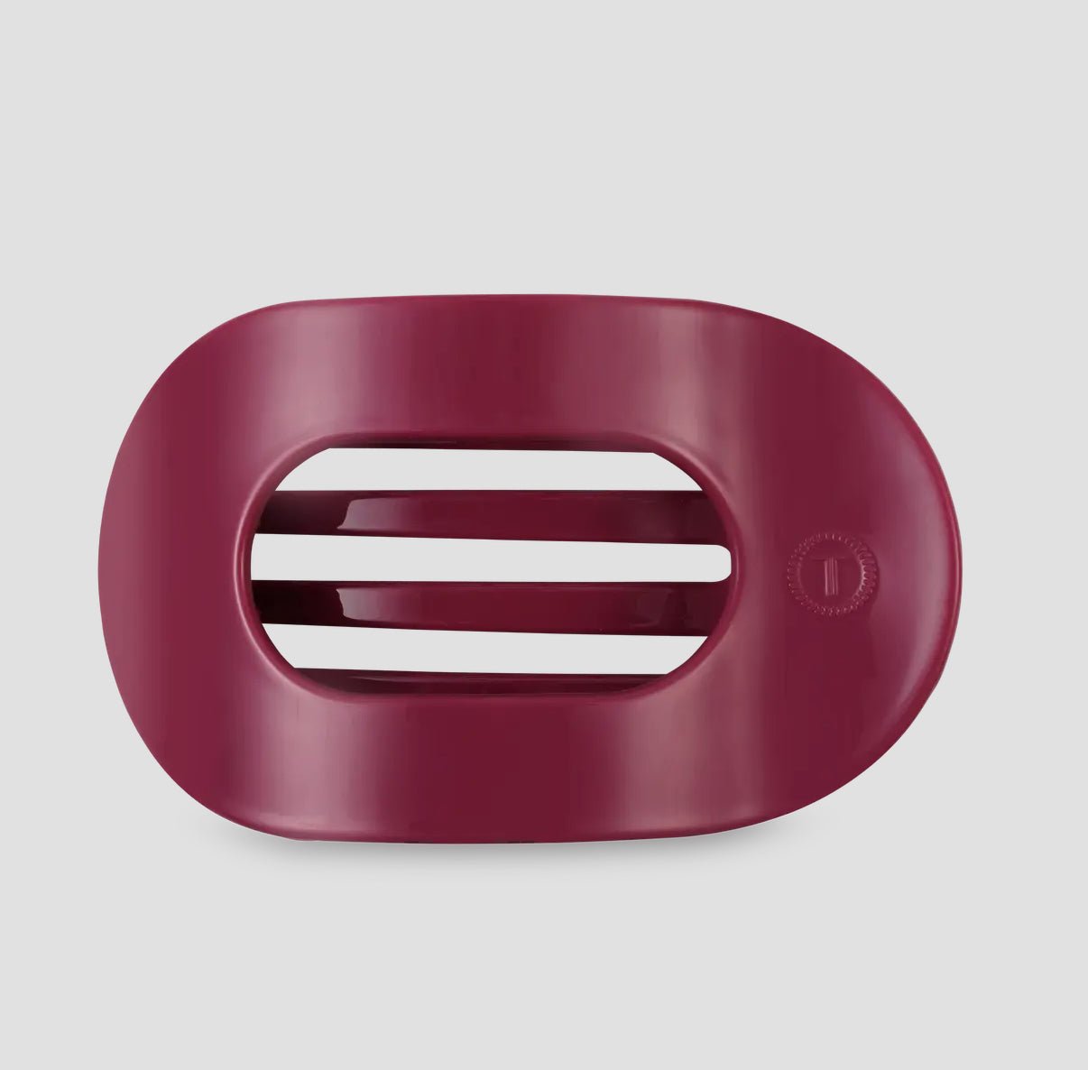 Teleties Wild Side Flat Round Hair Clip - Deep Magenta - Aesthetics By Kell