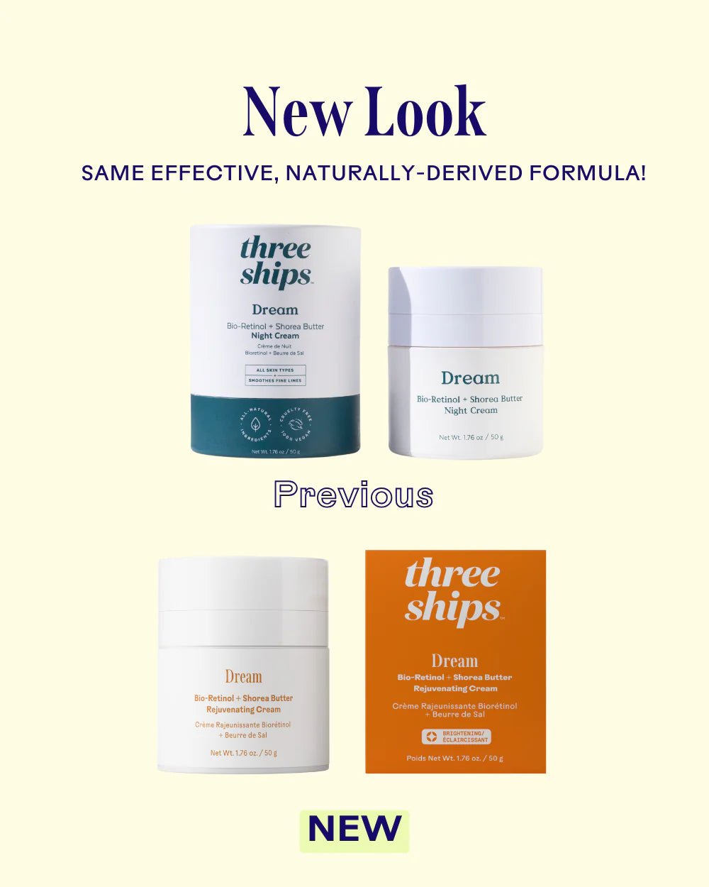 Three Ships Dream Bio - Retinol + Shorea Butter Night Cream - Aesthetics By Kell