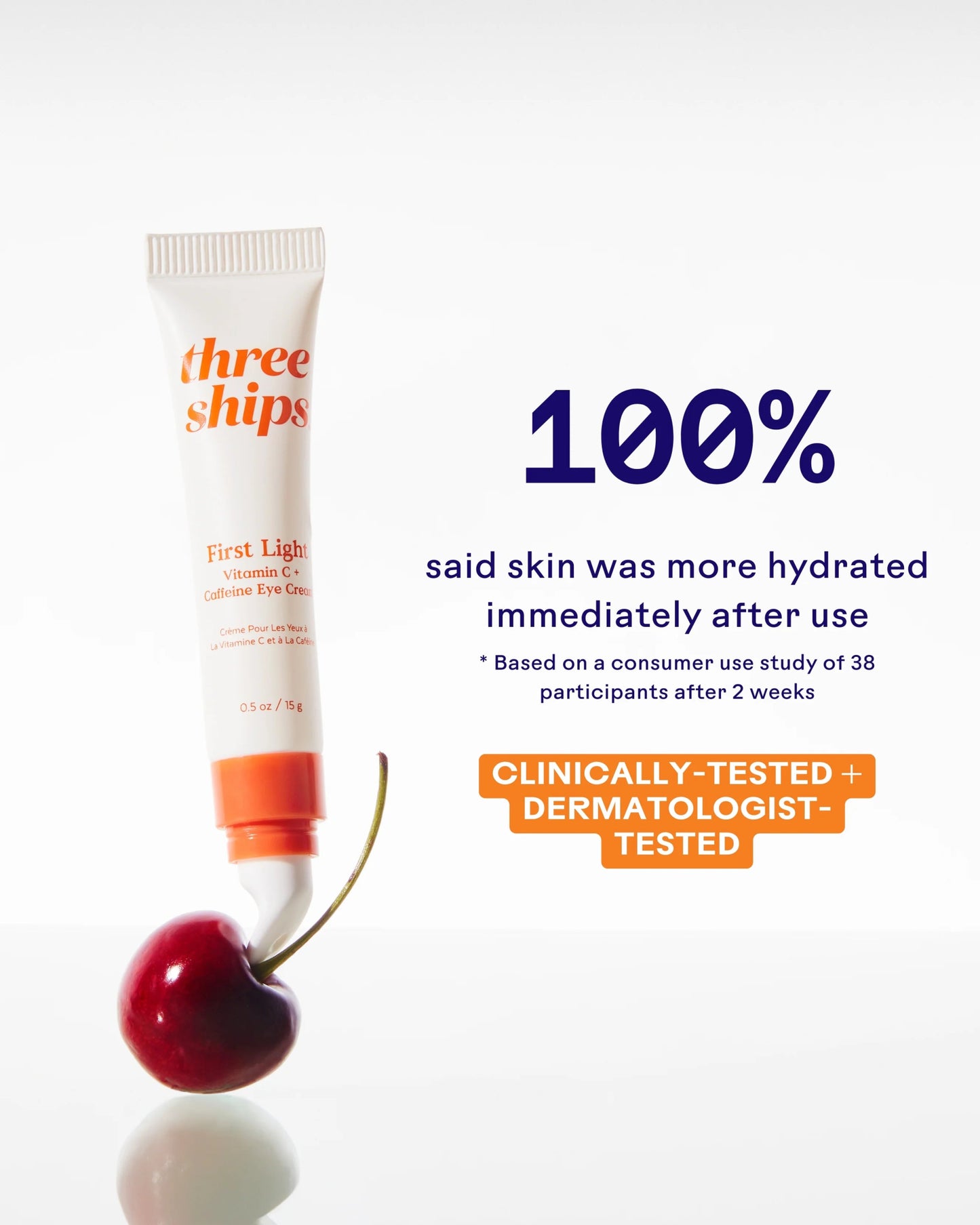 Three Ships First Light Vitamin C + Caffeine Eye Cream - Aesthetics By Kell