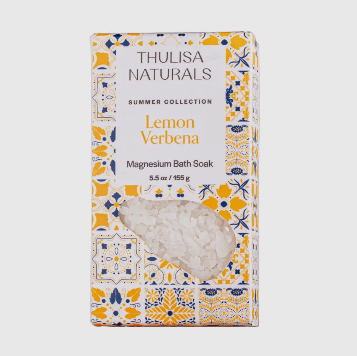 Thulisa Naturals Magnesium Bath Salt Soak - Summer Lemon Verbena - Aesthetics By Kell