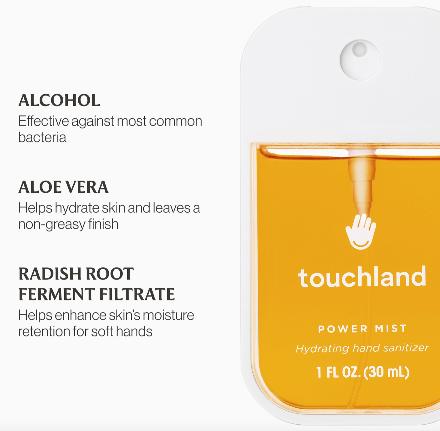 Touchland Citrus Grove Power Mist Hydrating Hand Sanitizer - Aesthetics By Kell